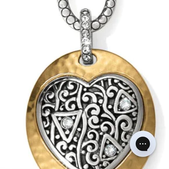 Brighton Anatolia Heart Reversible Long Necklace NWT - Picture 2 of 9